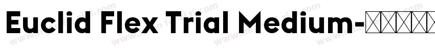 Euclid Flex Trial Medium字体转换